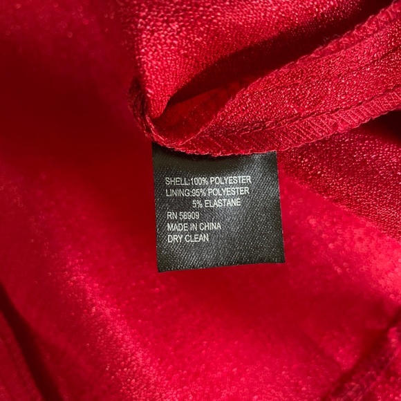 Preston & York Elegant Red Sleeveless Dress - Picture 8 of 9